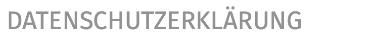  DATENSCHUTZERKLÄRUNG